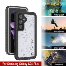 Charger l'image dans la galerie, Coque étanche pour Galaxy S24+ Plus, Punkcase StudStar White Thin 2 m sous l'eau IP68 Résistant aux chocs et à la neige