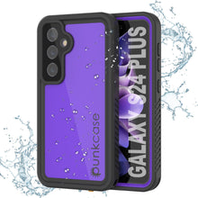 Charger l'image dans la galerie, Coque étanche pour Galaxy S24+ Plus PunkCase StudStar Violet Mince 2 m Sous-marine IP68 Résistant aux chocs/à la neige