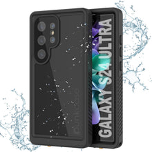 Load image into Gallery viewer, Coque étanche ultra-fine PunkCase StudStar pour Galaxy S24, noire, 2 m, résistante aux chocs et à la neige, IP68