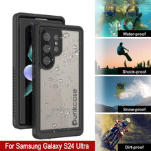 Load image into Gallery viewer, Coque ultra étanche pour Galaxy S24 PunkCase StudStar transparente et fine, 2 m, résistante aux chocs et à la neige, IP68