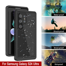 Load image into Gallery viewer, Coque étanche ultra-fine PunkCase StudStar pour Galaxy S24, noire, 2 m, résistante aux chocs et à la neige, IP68