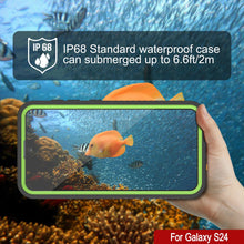Load image into Gallery viewer, Galaxy S25 Basage étanche Punkcase Studstar Green clair mince 6,2 pieds sous-marin IP68 TOCHOP