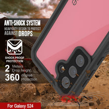 Load image into Gallery viewer, Galaxy S25 Étui imperméable Punkcase Studstar rose mince 6,2 pieds sous-marine IP68 Choc / neige