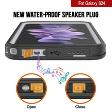 Load image into Gallery viewer, Coque étanche pour Galaxy S24, Punkcase StudStar White Thin 6,2 pieds sous l'eau IP68 résistant aux chocs et à la neige