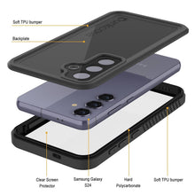 Load image into Gallery viewer, Galaxy S25 Basage étanche Punkcase Studstar noir mince 6,2 pieds sous-marine IP68 Choc / neige