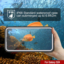 Load image into Gallery viewer, Coque étanche pour Galaxy S24, Punkcase StudStar White Thin 6,2 pieds sous l'eau IP68 résistant aux chocs et à la neige