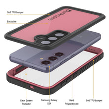 Load image into Gallery viewer, Galaxy S25 Étui imperméable Punkcase Studstar rose mince 6,2 pieds sous-marine IP68 Choc / neige