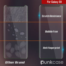 Load image into Gallery viewer, Galaxy S9 Punkcase Verre SHIELD en verre trempé protecteur d'écran noir de 0,33 mm d'épaisseur en verre à 9H.