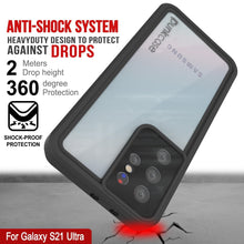Charger l'image dans la galerie, Galaxy S22 Ultra Waterproof Case PunkCase StudStar Clear Thin 6.6ft Underwater IP68 Shock/Snow Proof (Color in image: white)
