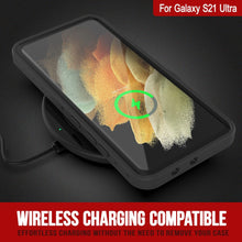Charger l'image dans la galerie, Galaxy S21 Ultra Waterproof Case PunkCase StudStar Black Thin 6.6ft Underwater IP68 Shock/Snow Proof (Color in image: purple)
