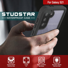 Charger l'image dans la galerie, Galaxy S21 Waterproof Case PunkCase StudStar Clear Thin 6.6ft Underwater IP68 Shock/Snow Proof (Color in image: teal)