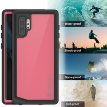 Charger l'image dans la galerie, Galaxy Note 10+ Plus Waterproof Case, Punkcase Studstar Pink Thin Armor Cover (Color in image: teal)
