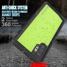 Load image into Gallery viewer, Galaxy Note 10+ Plus Waterproof Case, Punkcase Studstar Light Green Thin Armor Cover (Color in image: teal)