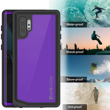 Charger l'image dans la galerie, Galaxy Note 10+ Plus Waterproof Case, Punkcase Studstar Purple Series Thin Armor Cover (Color in image: pink)
