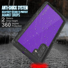 Load image into Gallery viewer, Galaxy Note 10 Waterproof Case, Punkcase Studstar Purple Series Thin Armor Cover (Color in image: teal)