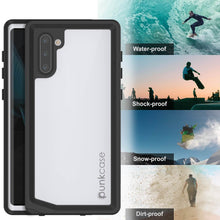 Charger l'image dans la galerie, Galaxy Note 10 Waterproof Case, Punkcase Studstar White Thin Armor Cover (Color in image: teal)