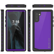 Load image into Gallery viewer, Galaxy Note 10 Waterproof Case, Punkcase Studstar Purple Series Thin Armor Cover (Color in image: light blue)