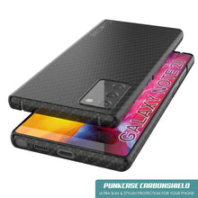 Charger l'image dans la galerie, Galaxy Note 20 Case, Punkcase CarbonShield, Heavy Duty & Ultra Thin Cover