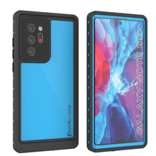 Load image into Gallery viewer, Galaxy Note 20 Ultra Waterproof Case, Punkcase Studstar Light Blue Thin Armor Cover (Color in image: light blue)
