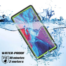 Charger l'image dans la galerie, Galaxy Note 20 Ultra Waterproof Case, Punkcase Studstar Light Green Thin Armor Cover (Color in image: black)