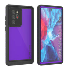 Charger l'image dans la galerie, Galaxy Note 20 Ultra Waterproof Case, Punkcase Studstar Purple Series Thin Armor Cover (Color in image: purple)