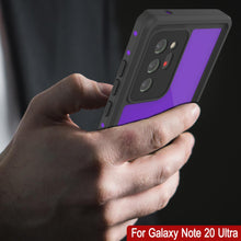 Charger l'image dans la galerie, Galaxy Note 20 Ultra Waterproof Case, Punkcase Studstar Purple Series Thin Armor Cover (Color in image: white)