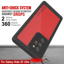 Charger l'image dans la galerie, Galaxy Note 20 Ultra Waterproof Case, Punkcase Studstar Red Series Thin Armor Cover (Color in image: pink)