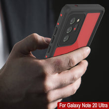 Charger l'image dans la galerie, Galaxy Note 20 Ultra Waterproof Case, Punkcase Studstar Red Series Thin Armor Cover (Color in image: white)
