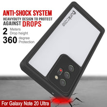 Charger l'image dans la galerie, Galaxy Note 20 Ultra Waterproof Case, Punkcase Studstar White Thin Armor Cover (Color in image: teal)
