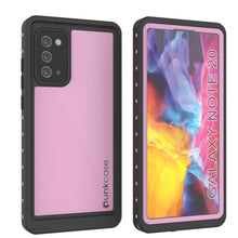 Load image into Gallery viewer, Galaxy Note 20 Waterproof Case, Punkcase Studstar Pink Thin Armor Cover (Color in image: pink)