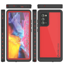 Load image into Gallery viewer, Galaxy Note 20 Waterproof Case, Punkcase Studstar Red Series Thin Armor Cover (Color in image: teal)