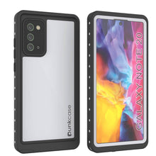 Load image into Gallery viewer, Galaxy Note 20 Waterproof Case, Punkcase Studstar White Thin Armor Cover (Color in image: white)