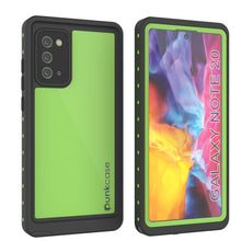 Load image into Gallery viewer, Galaxy Note 20 Waterproof Case, Punkcase Studstar Light Green Thin Armor Cover (Color in image: light green)