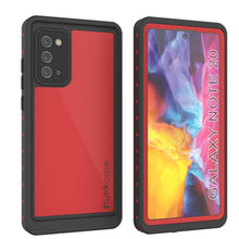 Load image into Gallery viewer, Galaxy Note 20 Waterproof Case, Punkcase Studstar Red Series Thin Armor Cover (Color in image: red)