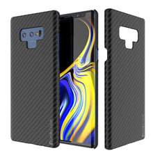 Charger l'image dans la galerie, Galaxy Note 9 Case, Punkcase CarbonShield, Heavy Duty & Ultra Thin Cover (Color in image: Black)