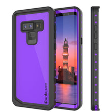 Load image into Gallery viewer, Galaxy Note 9 Waterproof Case PunkCase StudStar Purple Thin 6.6ft Underwater Shock/Snow Proof (Color in image: purple)