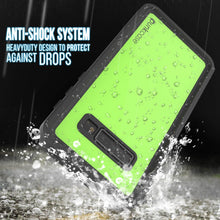 Charger l'image dans la galerie, Galaxy S10+ Plus Waterproof Case PunkCase StudStar Light Green Thin 6.6ft Underwater IP68 ShockProof (Color in image: black)