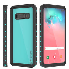 Charger l'image dans la galerie, Galaxy S10+ Plus Waterproof Case PunkCase StudStar Teal Thin 6.6ft Underwater IP68 Shock/Snow Proof (Color in image: red)