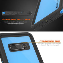 Charger l'image dans la galerie, Galaxy S10+ Plus Waterproof Case PunkCase StudStar Light Blue Thin 6.6ft Underwater IP68 ShockProof (Color in image: pink)