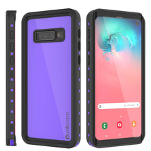 Charger l'image dans la galerie, Galaxy S10 Waterproof Case PunkCase StudStar Purple Thin 6.6ft Underwater IP68 Shock/Snow Proof (Color in image: red)