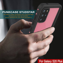 Charger l'image dans la galerie, Galaxy S20+ Plus Waterproof Case PunkCase StudStar Pink Thin 6.6ft Underwater IP68 Shock/Snow Proof (Color in image: white)