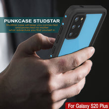 Charger l'image dans la galerie, Galaxy S20+ Plus Waterproof Case PunkCase StudStar Light Blue Thin 6.6ft Underwater IP68 ShockProof (Color in image: white)