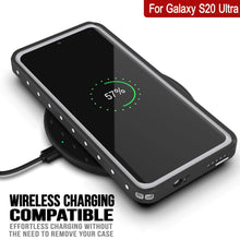 Charger l'image dans la galerie, Galaxy S20 Ultra Waterproof Case, Punkcase StudStar White Thin 6.6ft Underwater IP68 Shock/Snow Proof (Color in image: teal)