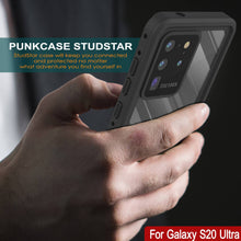 Charger l'image dans la galerie, Galaxy S20 Ultra Waterproof Case PunkCase StudStar Clear Thin 6.6ft Underwater IP68 Shock/Snow Proof (Color in image: purple)