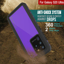 Charger l'image dans la galerie, Galaxy S20 Ultra Waterproof Case PunkCase StudStar Purple Thin 6.6ft Underwater IP68 Shock/Snow Proof (Color in image: pink)