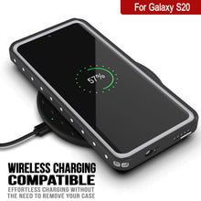Charger l'image dans la galerie, Galaxy S20 Waterproof Case, Punkcase StudStar White Thin 6.6ft Underwater IP68 Shock/Snow Proof (Color in image: teal)