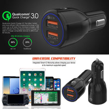 Load image into Gallery viewer, Ghostek® NRGcharge QuickCharge 2.0 Rapid High-speed Fast Wall Car Black Charger w/ Micro USB Cable (Color in image: white)