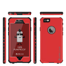 Load image into Gallery viewer, iPhone 6S+/6+ Plus Waterproof Case, PUNKcase StudStar Red w/ Attached Screen Protector | Warranty (Color in image: white)