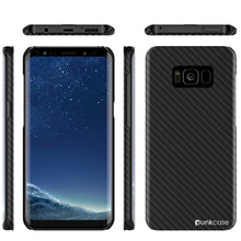 Charger l'image dans la galerie, Galaxy S8 Plus Case, PunkCase CarbonShield, Jet Black