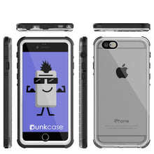 Charger l'image dans la galerie, iPhone 6/6S Waterproof Case, PUNKcase CRYSTAL White W/ Attached Screen Protector | Warranty (Color in image: white)